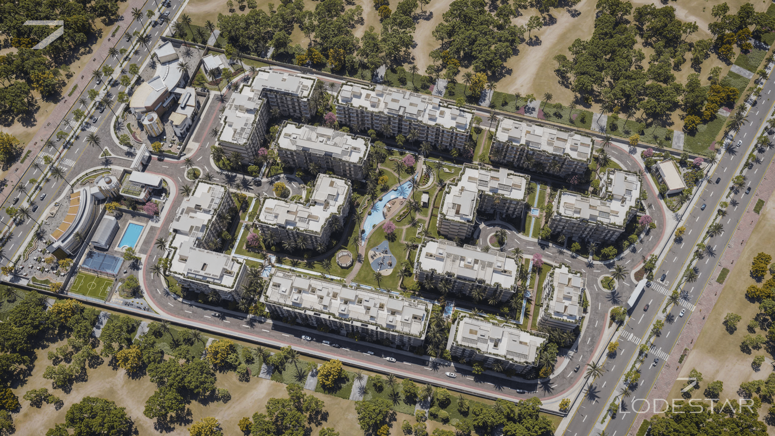 Rawasi Residence — aerial view